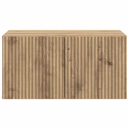 Nástěnná Tv Skříň 59,5 X 41 X 30 Cm Dub Artisan