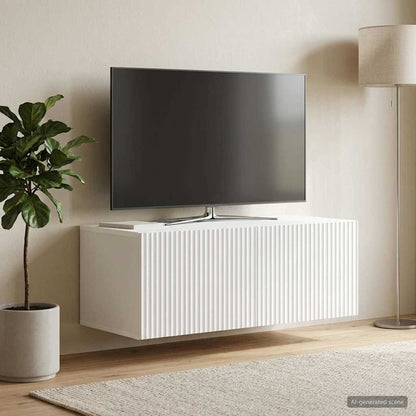 Nástěnná Tv Skříň Bílá 78,5 X 41 X 30 Cm Kompozitní Dřevo