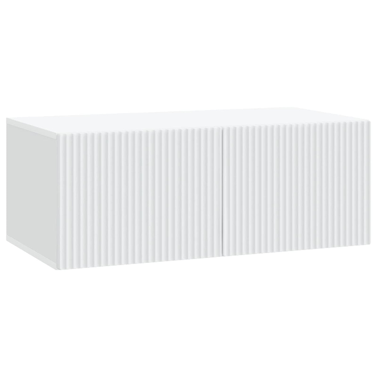 Nástěnná Tv Skříň Bílá 78,5 X 41 X 30 Cm Kompozitní Dřevo