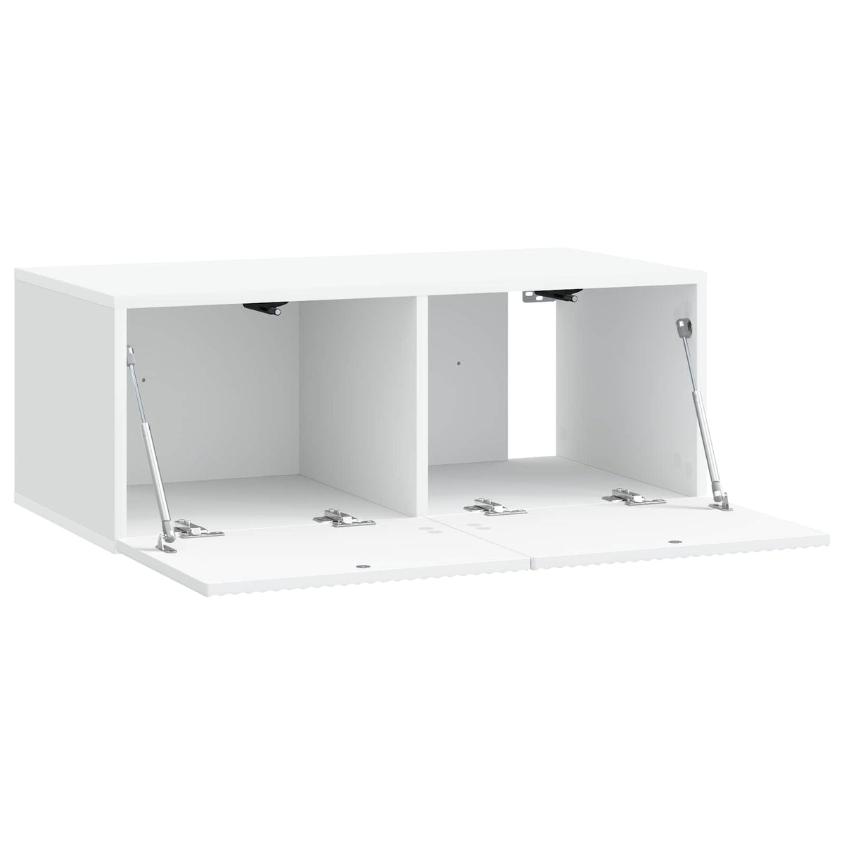 Nástěnná Tv Skříň Bílá 78,5 X 41 X 30 Cm Kompozitní Dřevo