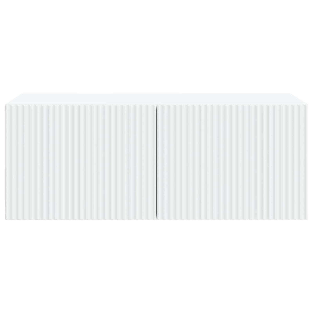 Nástěnná Tv Skříň Bílá 78,5 X 41 X 30 Cm Kompozitní Dřevo