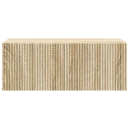 Nástěnná Tv Skříň Dub Sonoma 78,5 X 41 X 30 Cm Kompozitní Dřevo