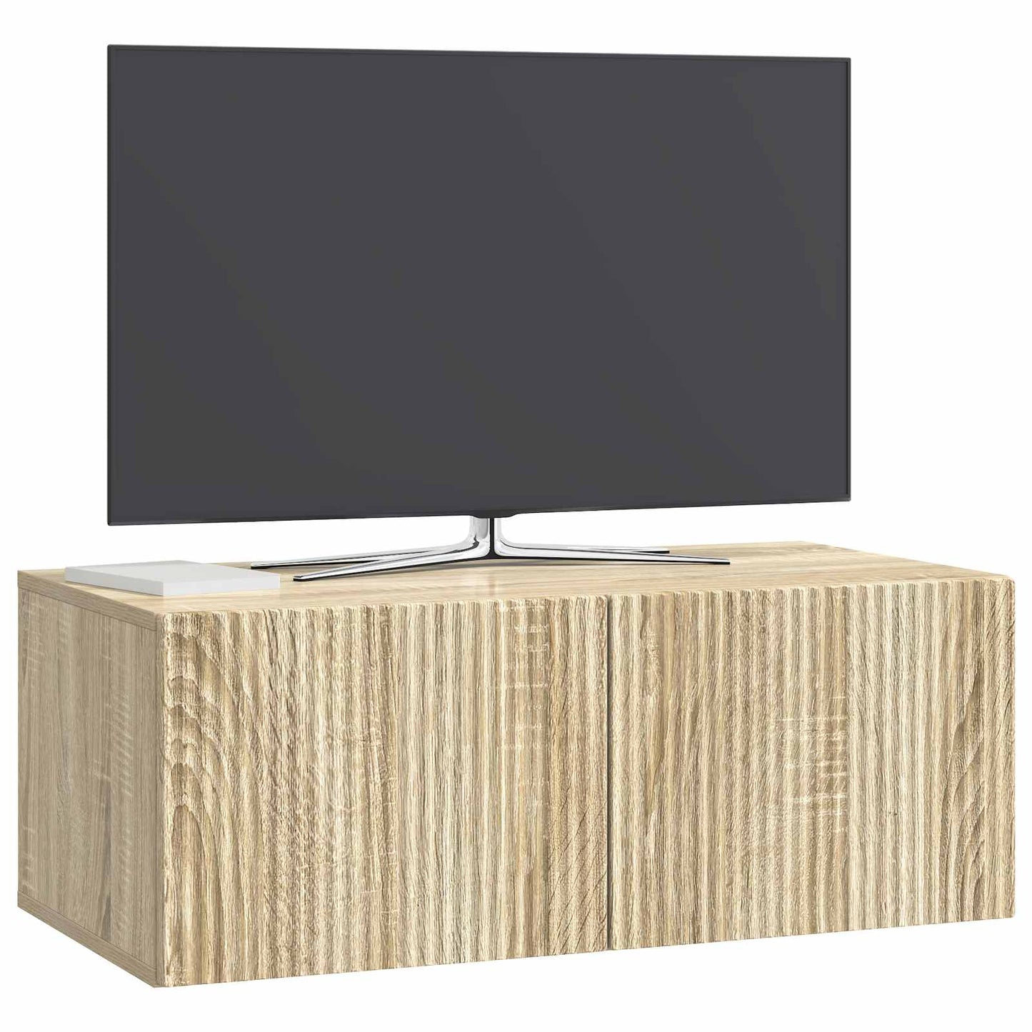 Nástěnná Tv Skříň Dub Sonoma 78,5 X 41 X 30 Cm Kompozitní Dřevo