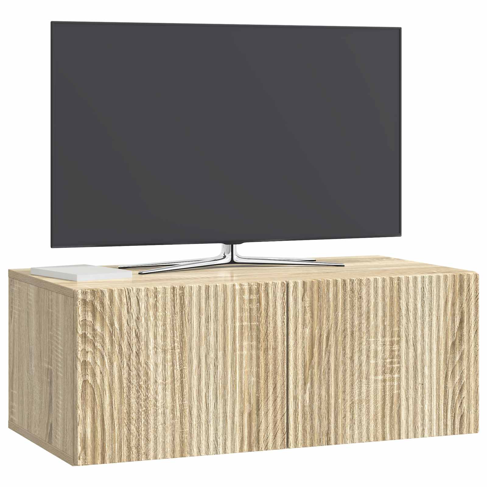 Nástěnná Tv Skříň Dub Sonoma 78,5 X 41 X 30 Cm Kompozitní Dřevo
