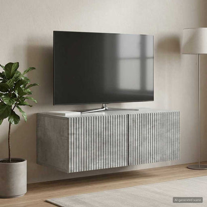 Nástěnná Tv Skříň Nástěnný Betonově Šedá 78,5 X 41 X 30 Cm
