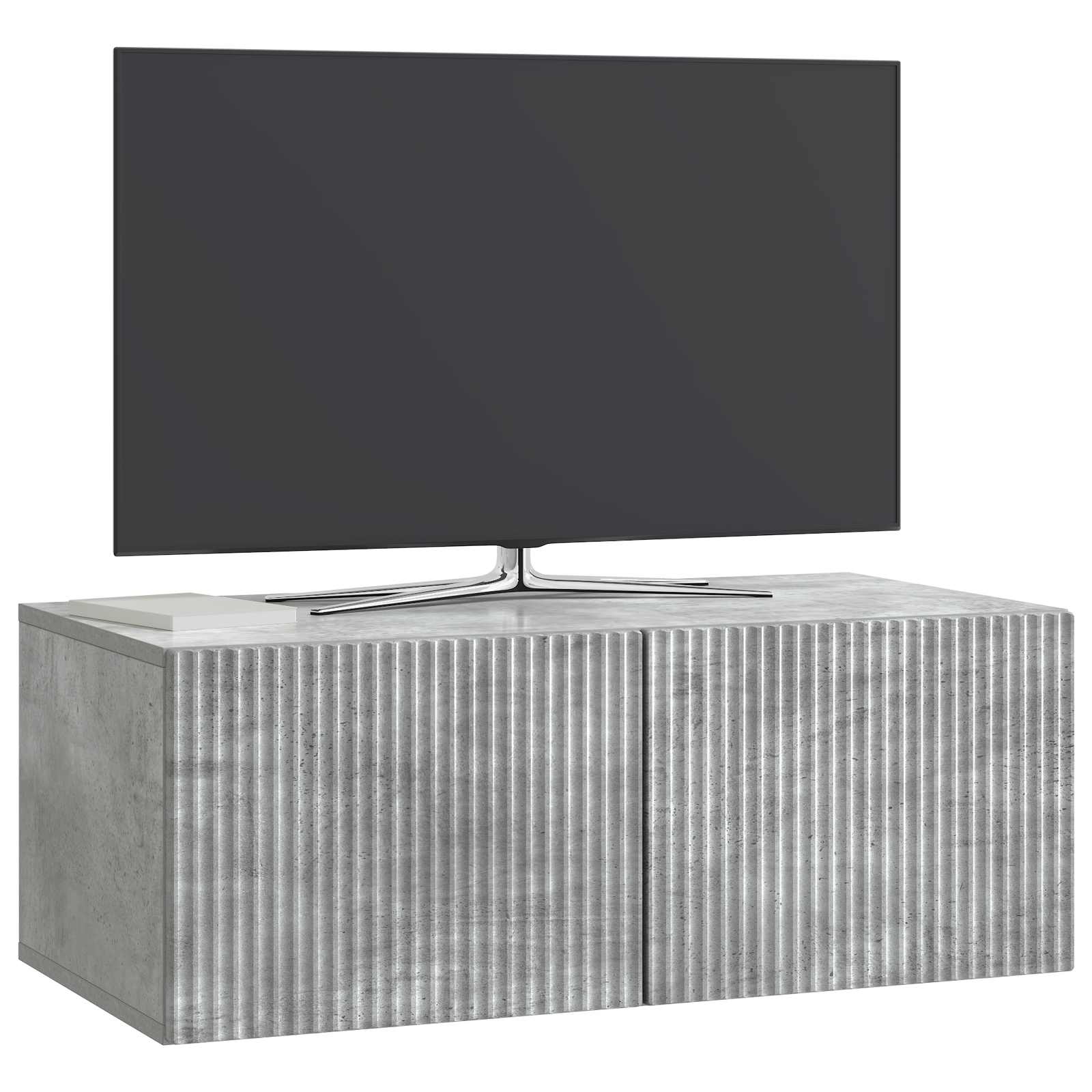 Nástěnná Tv Skříň Nástěnný Betonově Šedá 78,5 X 41 X 30 Cm