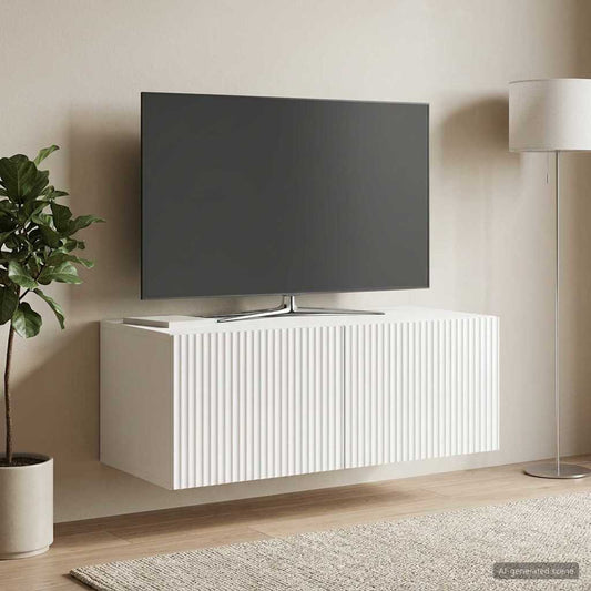 Nástěnná Tv Skříň Bílá S Vysokým Leskem 78,5 X 41 X 30 Cm