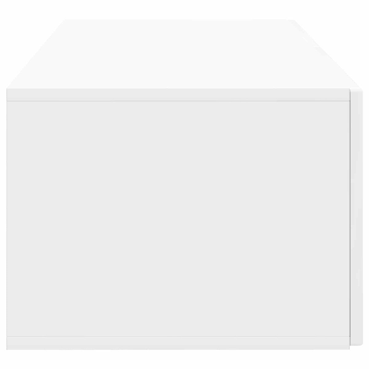 Nástěnná Tv Skříň Bílá S Vysokým Leskem 78,5 X 41 X 30 Cm