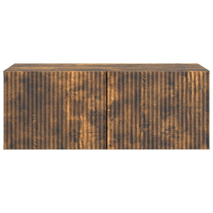 Nástěnná Tv Skříň Nástěnný Kouřový Dub 78,5 X 41 X 30 Cm
