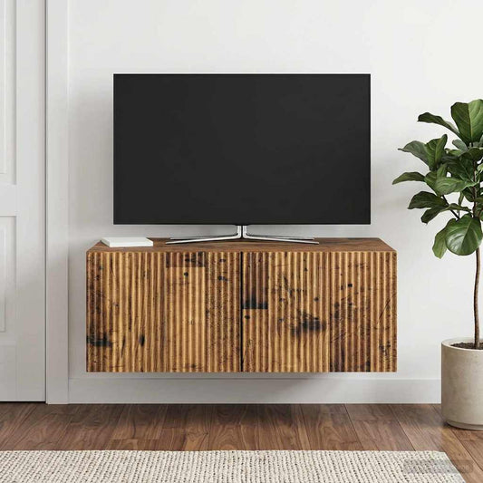Nástěnná Tv Skříň Nástěnný Staré Dřevo 78,5 X 41 X 30 Cm