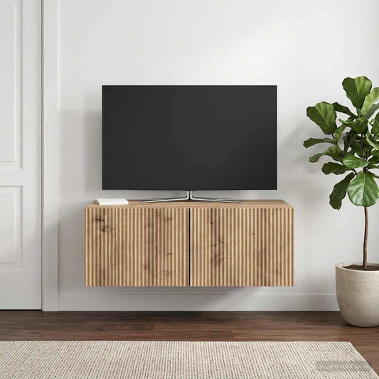 Nástěnná Tv Skříň 78,5 X 41 X 30 Cm Dub Artisan