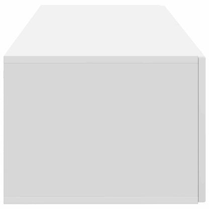 Nástěnná Tv Skříň Bílá 98 X 41 X 30 Cm Kompozitní Dřevo