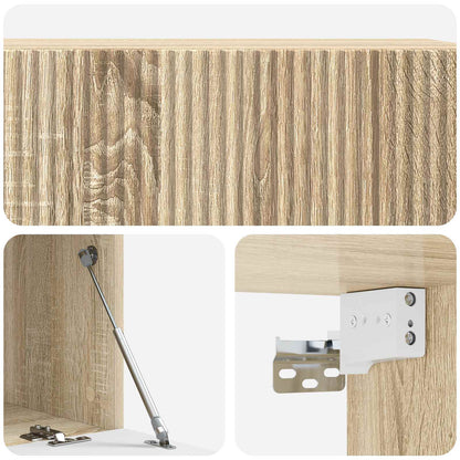 Nástěnná Tv Skříň Dub Sonoma 98 X 41 X 30 Cm Kompozitní Dřevo