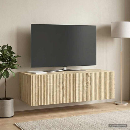 Nástěnná Tv Skříň Dub Sonoma 98 X 41 X 30 Cm Kompozitní Dřevo