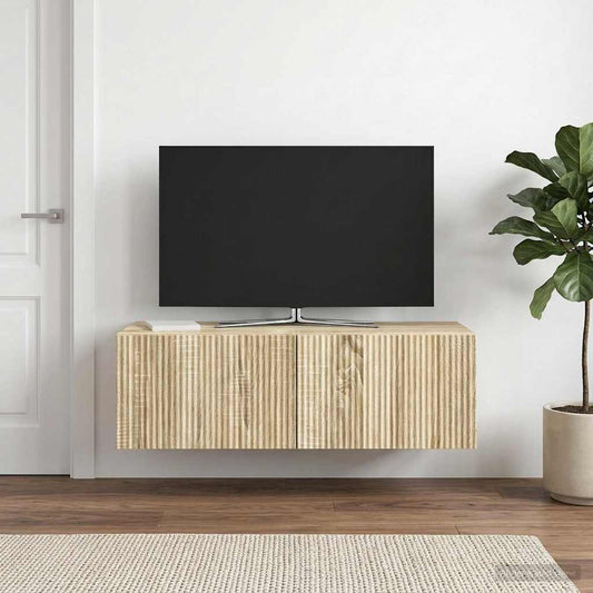Nástěnná Tv Skříň Dub Sonoma 98 X 41 X 30 Cm Kompozitní Dřevo