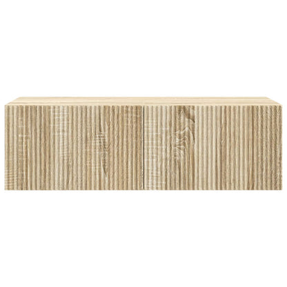 Nástěnná Tv Skříň Dub Sonoma 98 X 41 X 30 Cm Kompozitní Dřevo