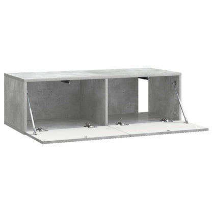 Nástěnná Tv Skříň Nástěnný Betonově Šedá 98 X 41 X 30 Cm