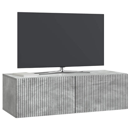 Nástěnná Tv Skříň Nástěnný Betonově Šedá 98 X 41 X 30 Cm