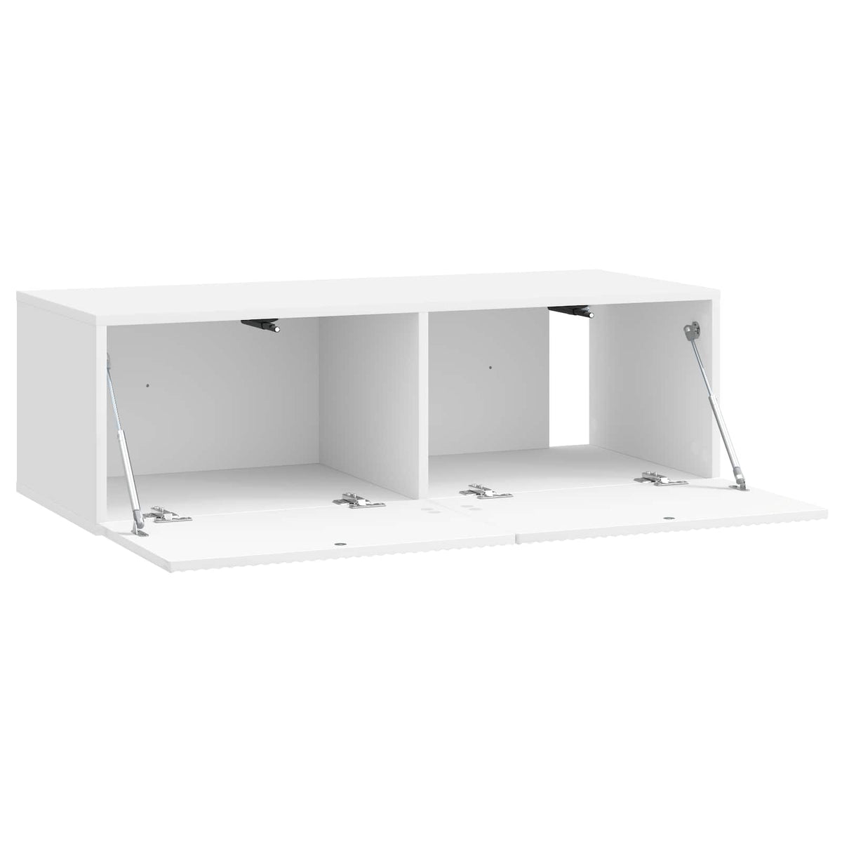 Nástěnná Tv Skříň Bílá S Vysokým Leskem 98 X 41 X 30 Cm