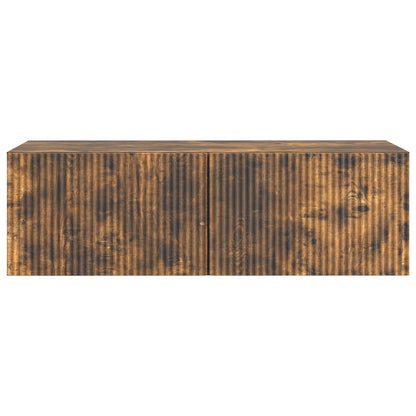 Nástěnná Tv Skříň Kouřový Dub 98 X 41 X 30 Cm Kompozitní Dřevo