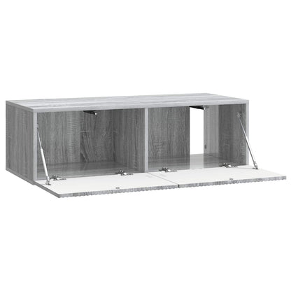 Nástěnná Tv Skříň Šedá Sonoma 98 X 41 X 30 Cm Kompozitní Dřevo
