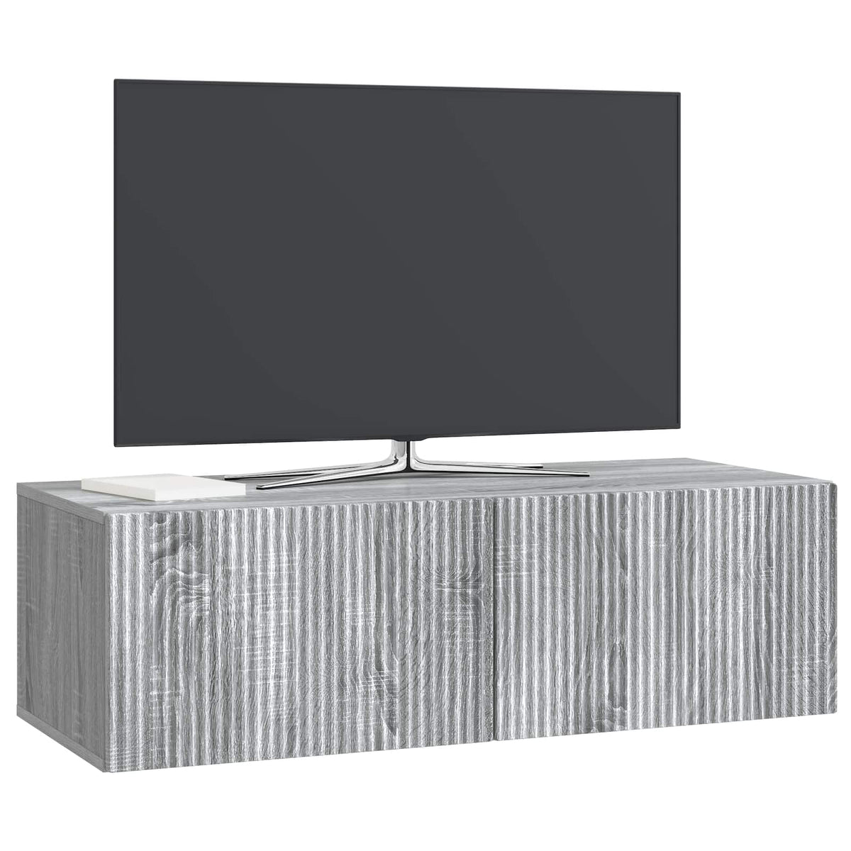 Nástěnná Tv Skříň Šedá Sonoma 98 X 41 X 30 Cm Kompozitní Dřevo