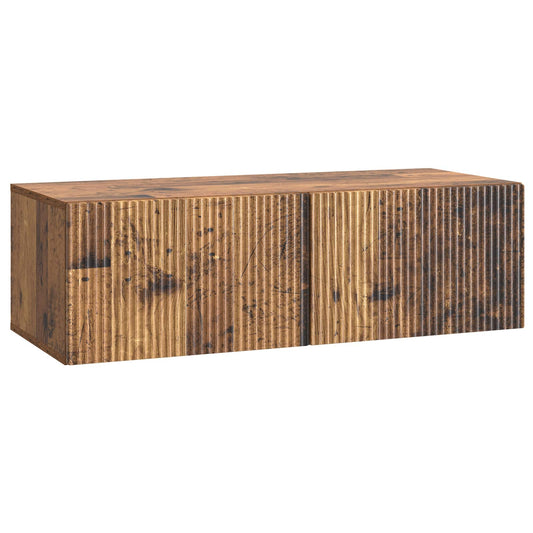Nástěnná Tv Skříň Staré Dřevo 98 X 41 X 30 Cm Kompozitní Dřevo