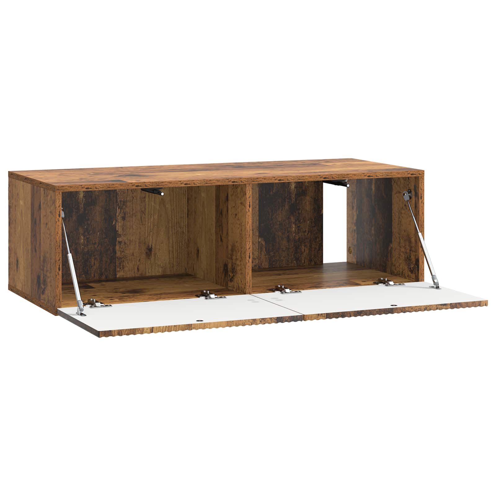 Nástěnná Tv Skříň Staré Dřevo 98 X 41 X 30 Cm Kompozitní Dřevo