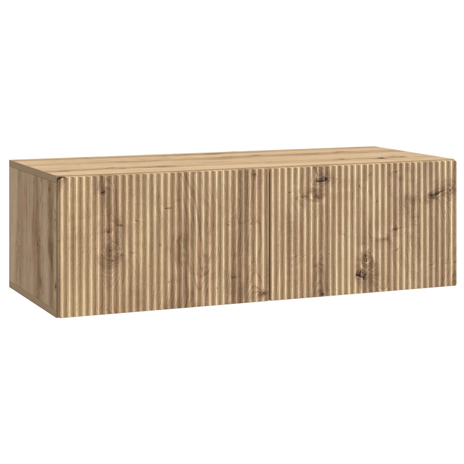 Nástěnná Tv Skříň 98 X 41 X 30 Cm Dub Artisan Kompozitní Dřevo