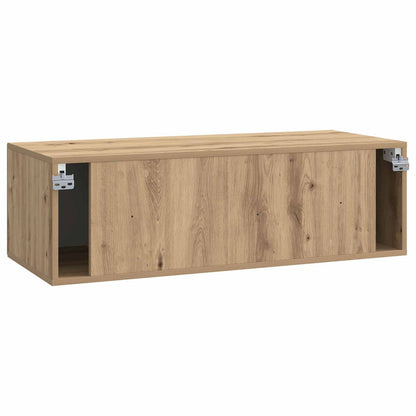 Nástěnná Tv Skříň 98 X 41 X 30 Cm Dub Artisan Kompozitní Dřevo