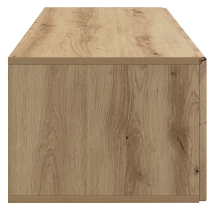 Nástěnná Tv Skříň 98 X 41 X 30 Cm Dub Artisan Kompozitní Dřevo