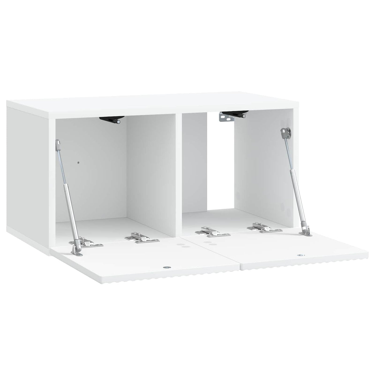 Nástěnná Tv Skříň Bílá 59,5 X 31 X 30 Cm Kompozitní Dřevo