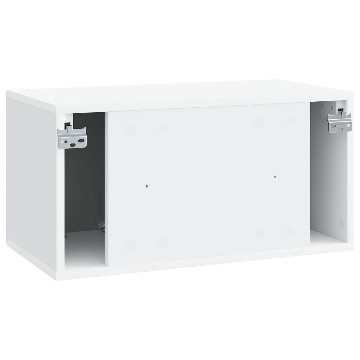 Nástěnná Tv Skříň Bílá 59,5 X 31 X 30 Cm Kompozitní Dřevo