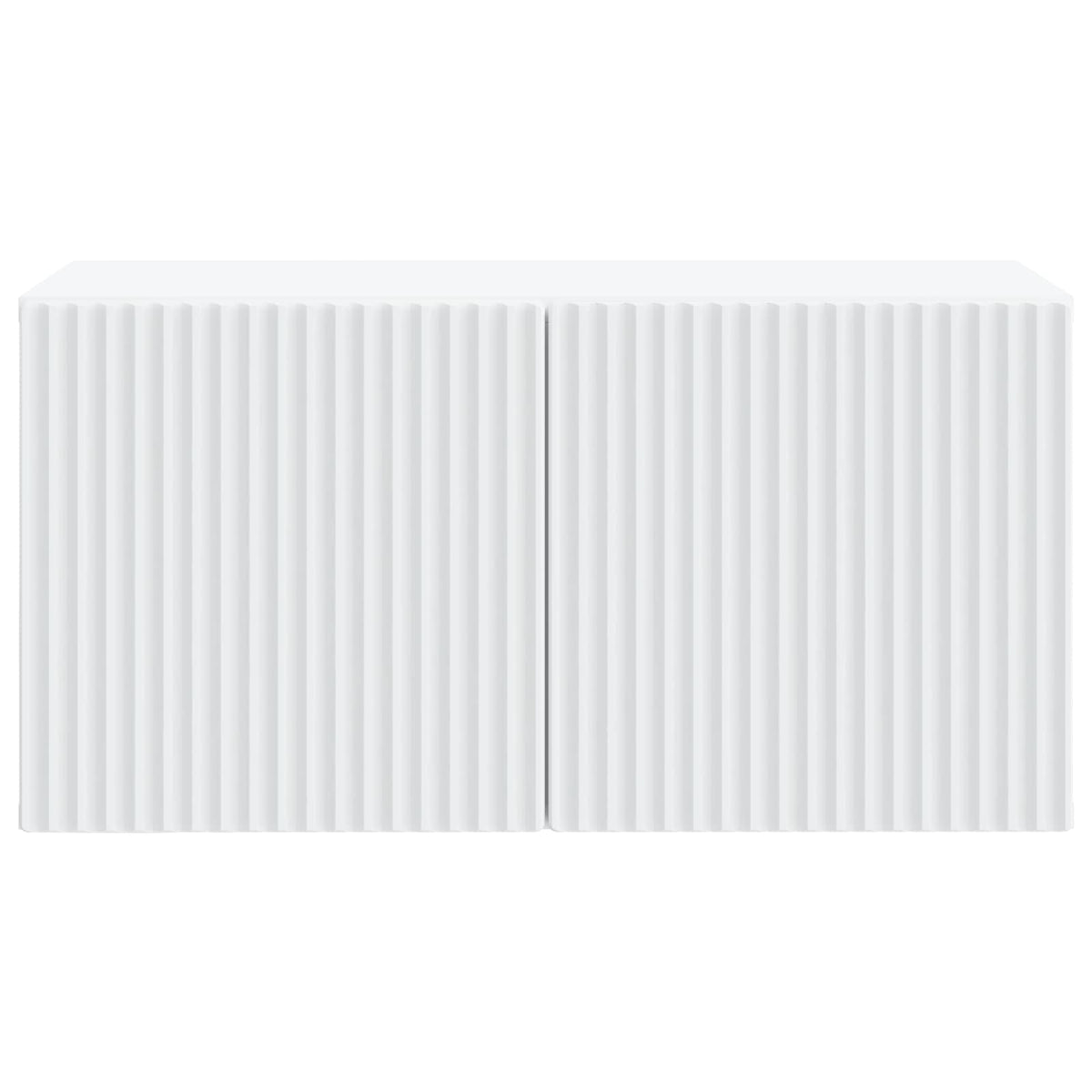Nástěnná Tv Skříň Bílá 59,5 X 31 X 30 Cm Kompozitní Dřevo