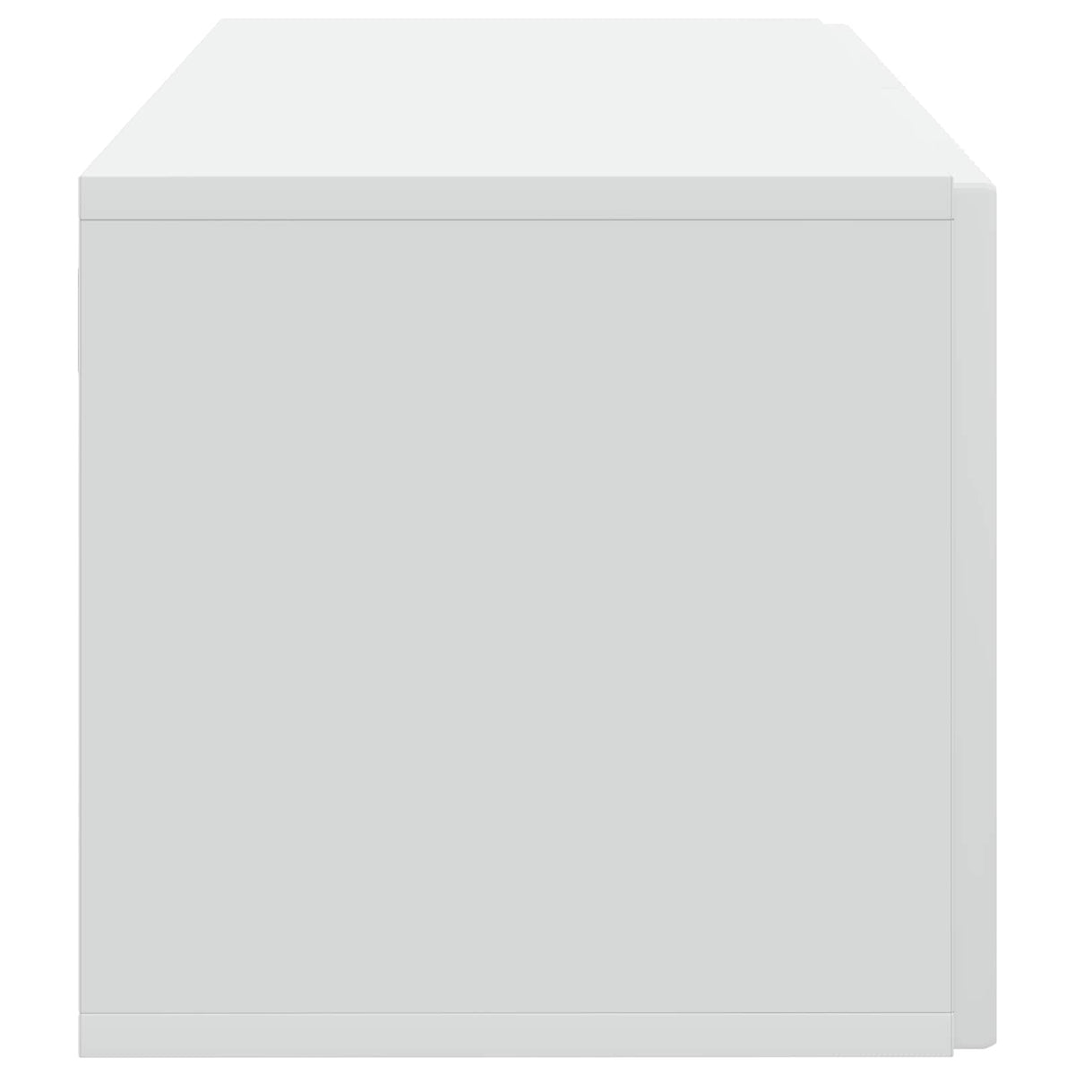 Nástěnná Tv Skříň Bílá 59,5 X 31 X 30 Cm Kompozitní Dřevo