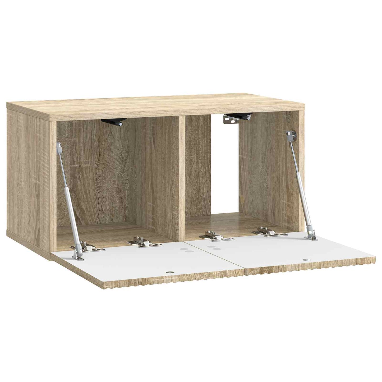 Nástěnná Tv Skříň Dub Sonoma 59,5 X 31 X 30 Cm Kompozitní Dřevo