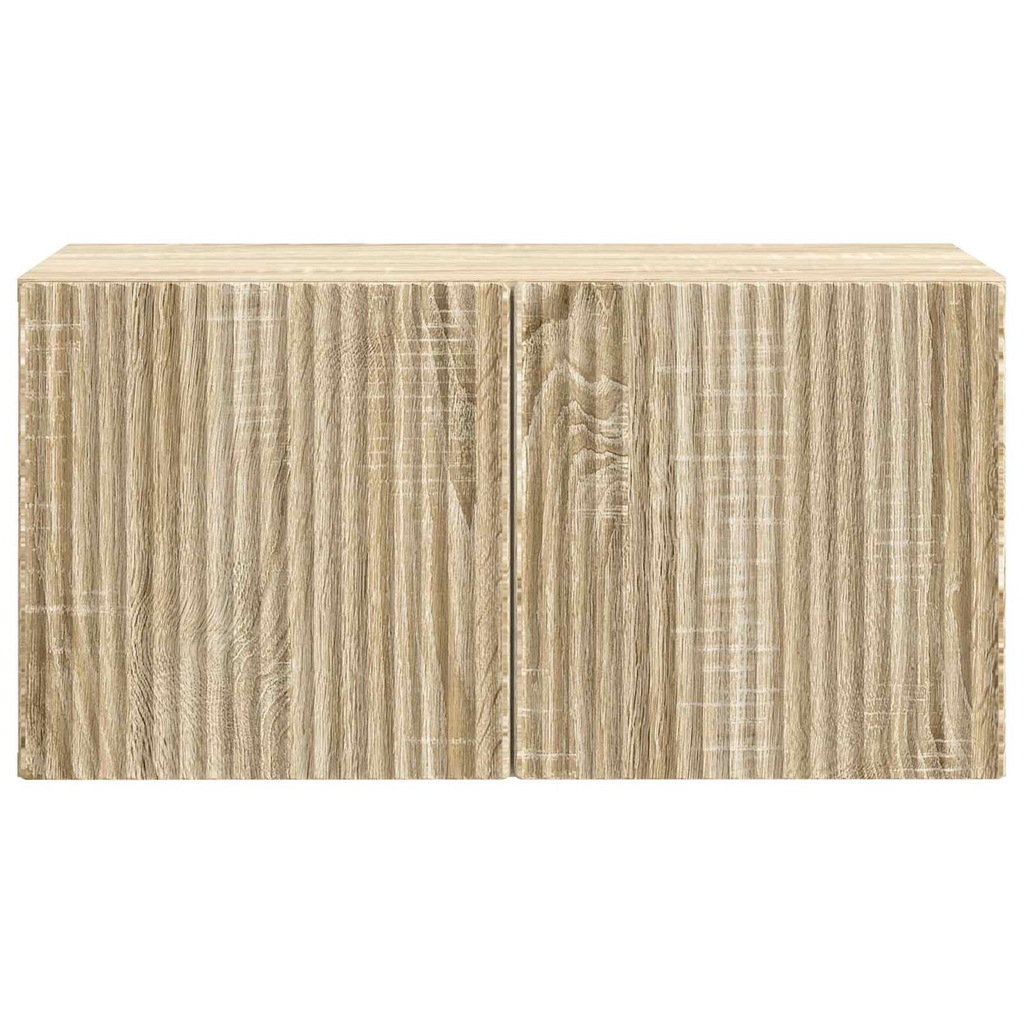 Nástěnná Tv Skříň Dub Sonoma 59,5 X 31 X 30 Cm Kompozitní Dřevo