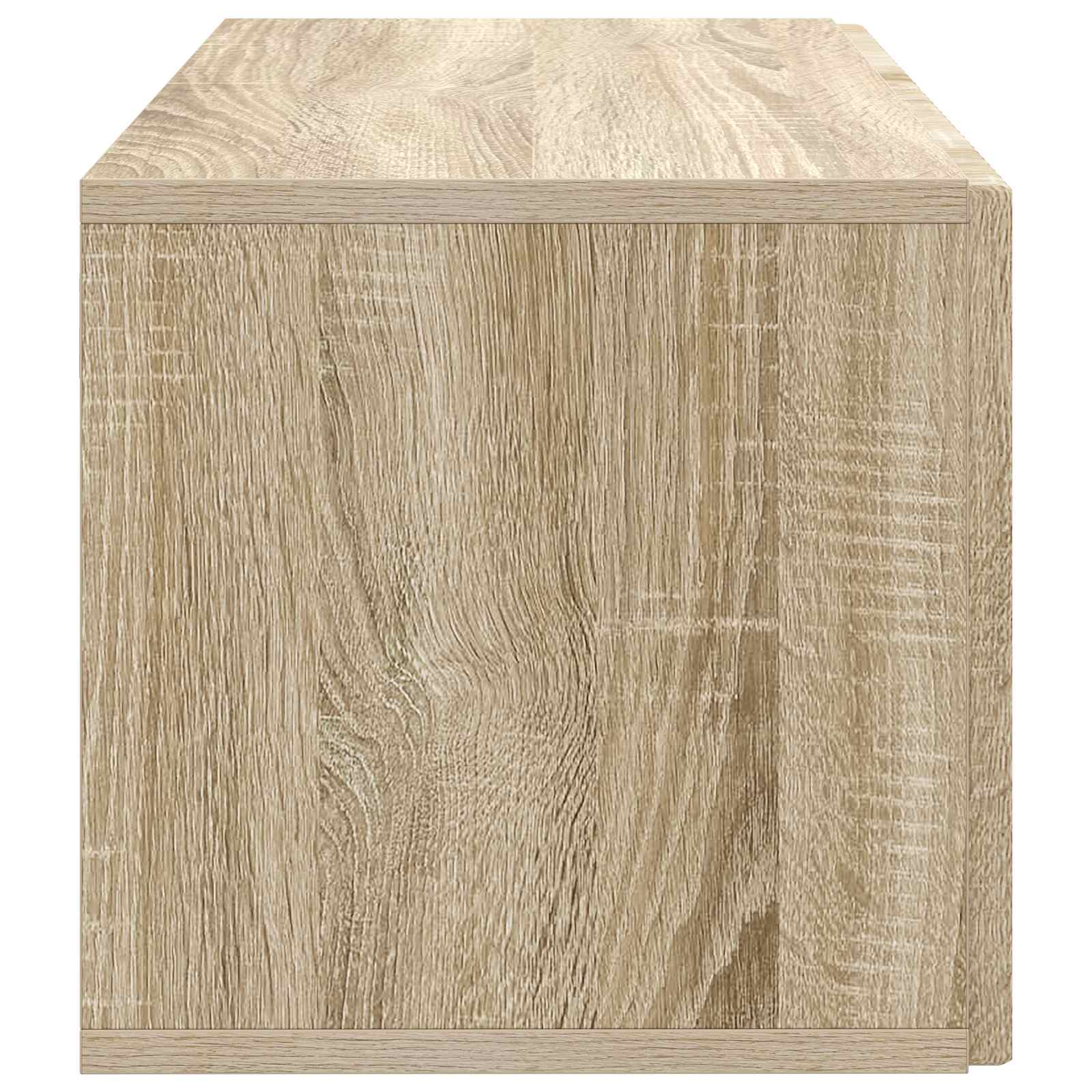 Nástěnná Tv Skříň Dub Sonoma 59,5 X 31 X 30 Cm Kompozitní Dřevo