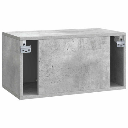 Nástěnná Tv Skříň Nástěnný Betonově Šedá 59,5 X 31 X 30 Cm