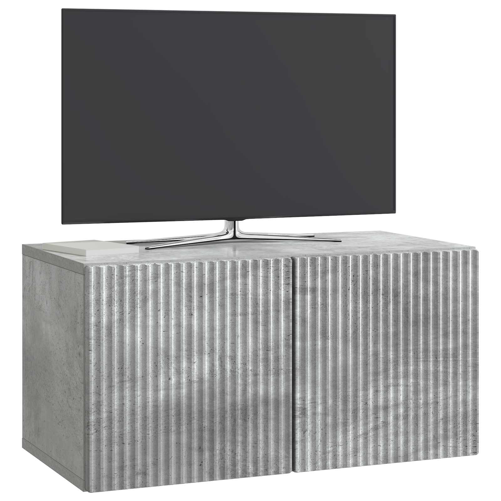 Nástěnná Tv Skříň Nástěnný Betonově Šedá 59,5 X 31 X 30 Cm