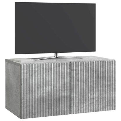Nástěnná Tv Skříň Nástěnný Betonově Šedá 59,5 X 31 X 30 Cm