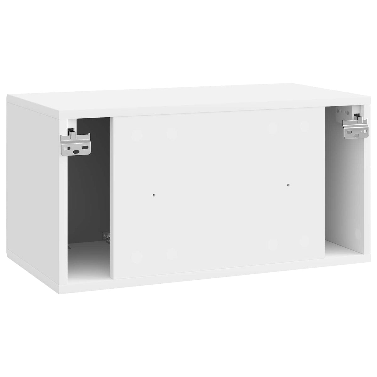 Nástěnná Tv Skříň Bílá S Vysokým Leskem 59,5 X 31 X 30 Cm