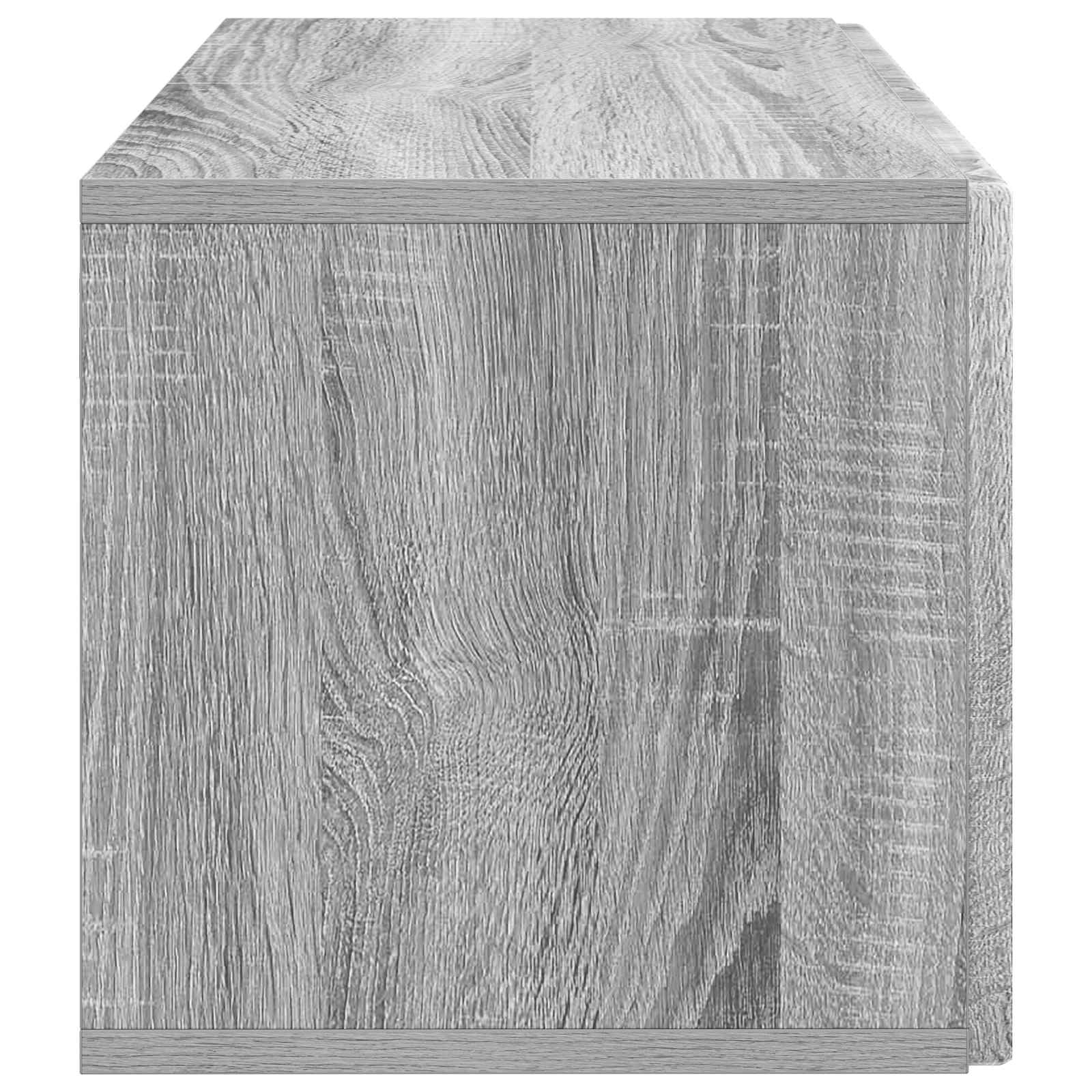 Nástěnná Tv Skříň Nástěnný Šedá Sonoma 59,5 X 31 X 30 Cm
