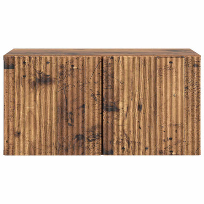 Nástěnná Tv Skříň Nástěnný Staré Dřevo 59,5 X 31 X 30 Cm