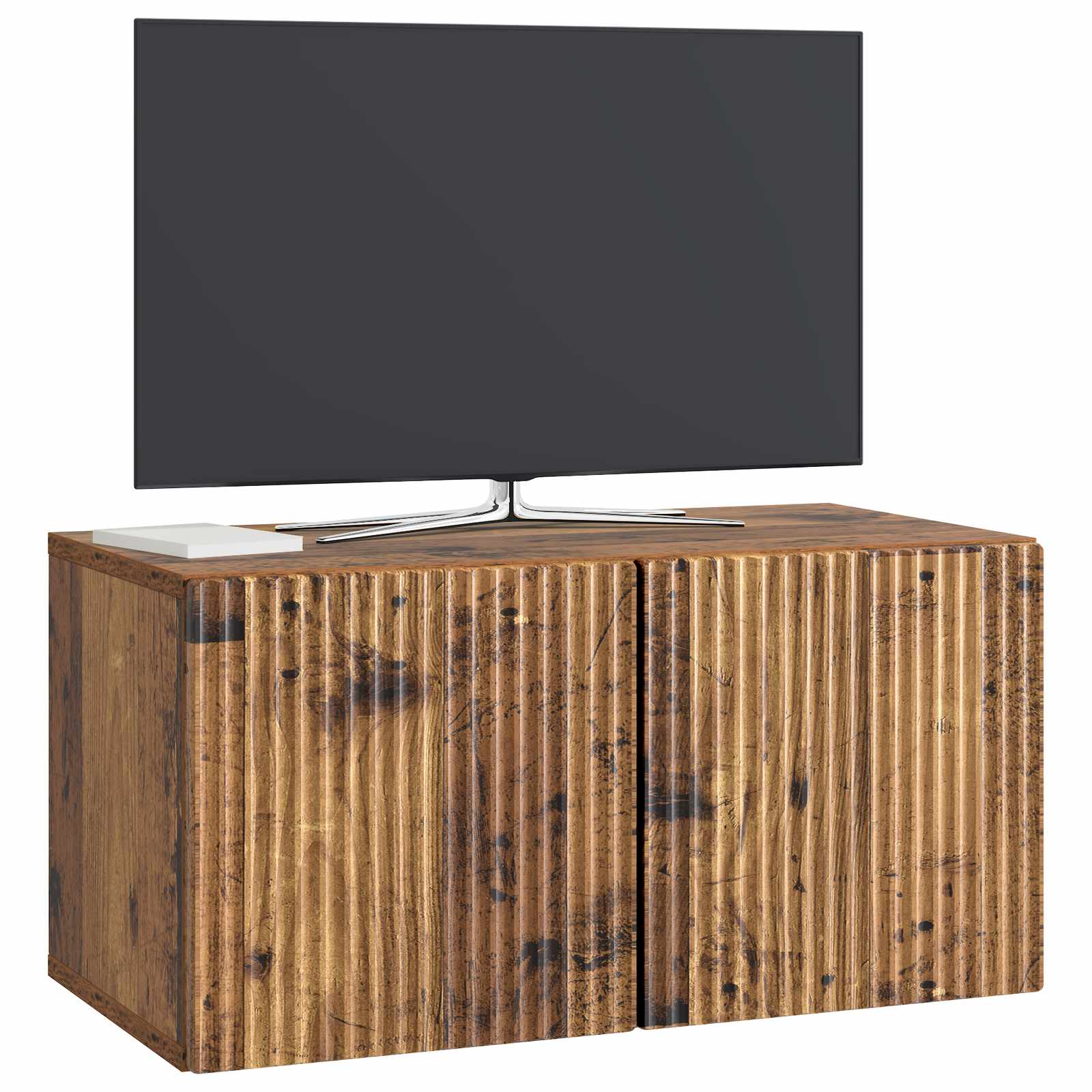 Nástěnná Tv Skříň Nástěnný Staré Dřevo 59,5 X 31 X 30 Cm