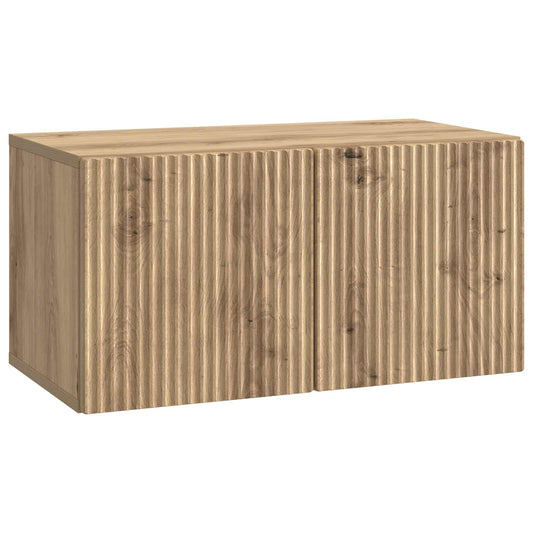 Nástěnná Tv Skříň 59,5 X 31 X 30 Cm Dub Artisan
