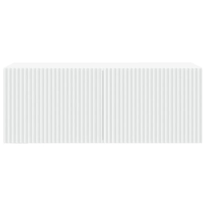 Nástěnná Tv Skříň Bílá 78,5 X 31 X 30 Cm Kompozitní Dřevo