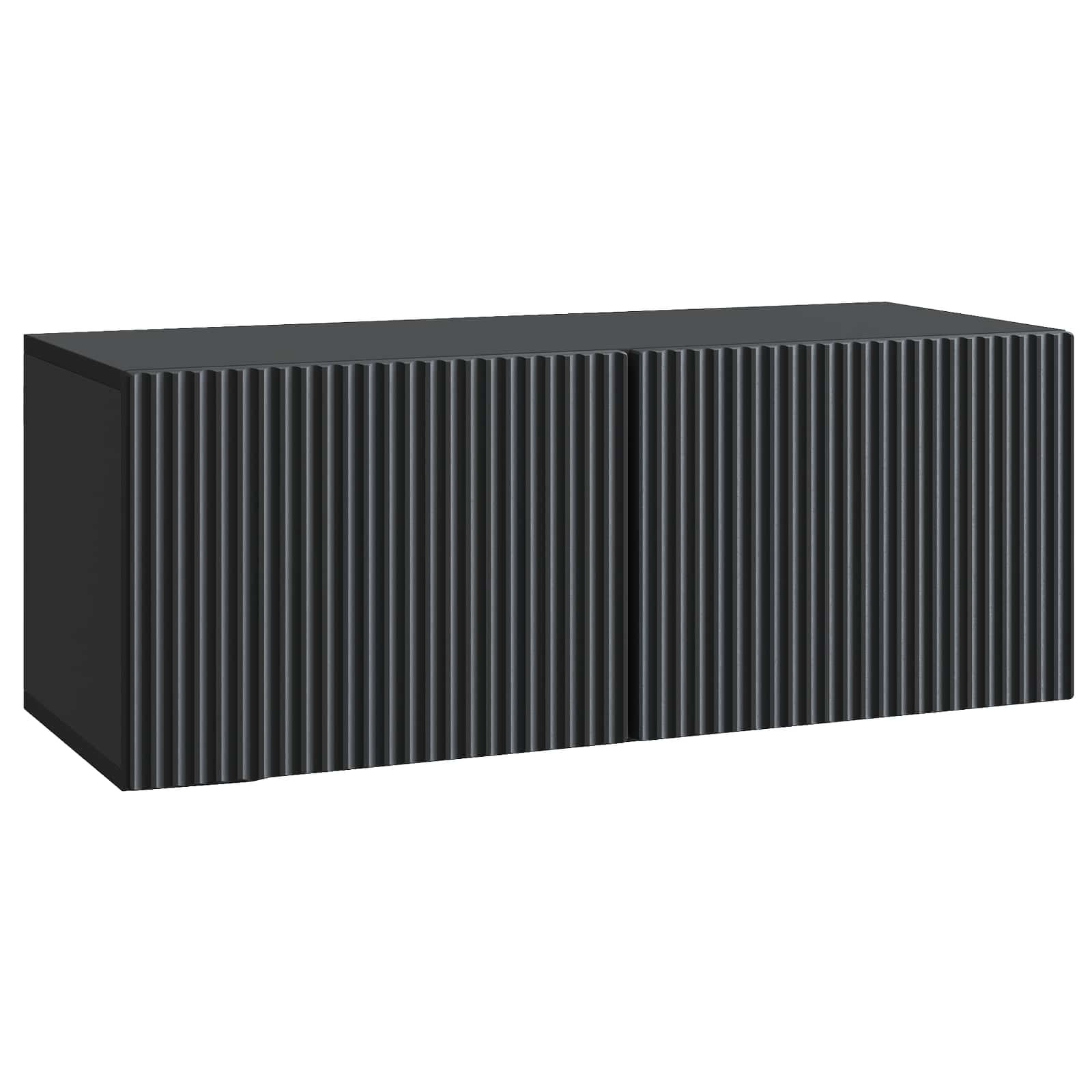Nástěnná Tv Skříň Černá 78,5 X 31 X 30 Cm Kompozitní Dřevo