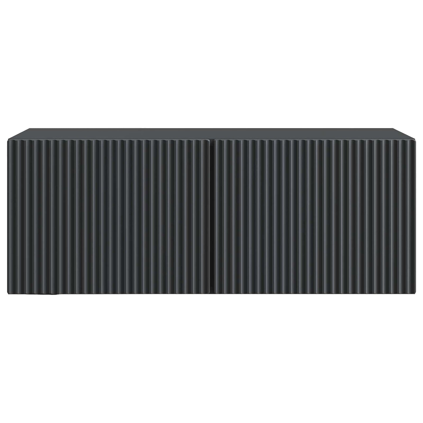 Nástěnná Tv Skříň Černá 78,5 X 31 X 30 Cm Kompozitní Dřevo