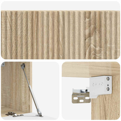 Nástěnná Tv Skříň Dub Sonoma 78,5 X 31 X 30 Cm Kompozitní Dřevo